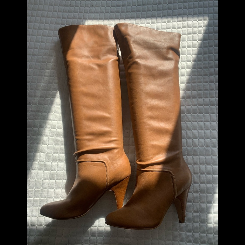 Victoria Secret knee high leather boots